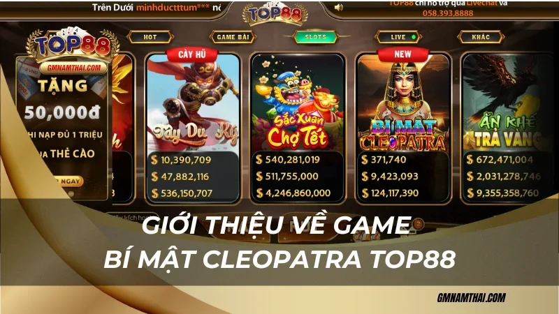 Giới thiệu game Bí Mật Cleopatra Top88