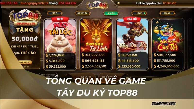 Tổng quan game Tây Du Ký Top88