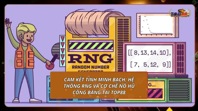 Cam kết tính minh bạch: Hệ thống RNG và cơ chế nổ hũ công bằng tại Top88